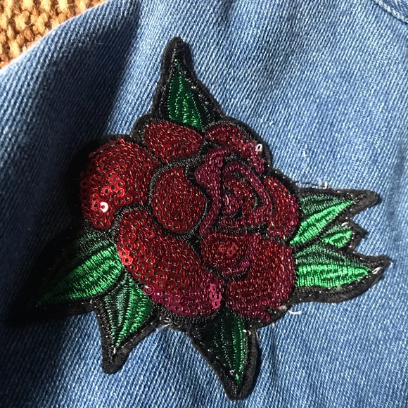 Forever 21 heavyweight denim jacket SMALL - Picture 5 of 8